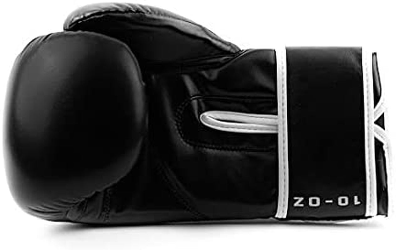 Elite Power Boxing Gloves...Boxing Gloves for Men Women,Gloves for Punching Bag, Kickboxing, Muay Thai, MMA, Ufc,Sparring Gloves,Quality Pairs of Boxing Gloves (16 Oz, Black/White)